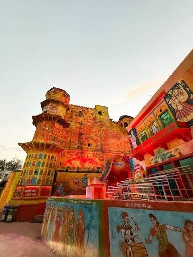 Stairs to Radharani Temple